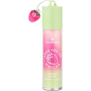 ESSENCE LOVE YOU SO MATCHA PH-REACTING LIP CREAM – Балсам за устни с адаптивен розов нюанс и аромат на ягода, 6.5 мл