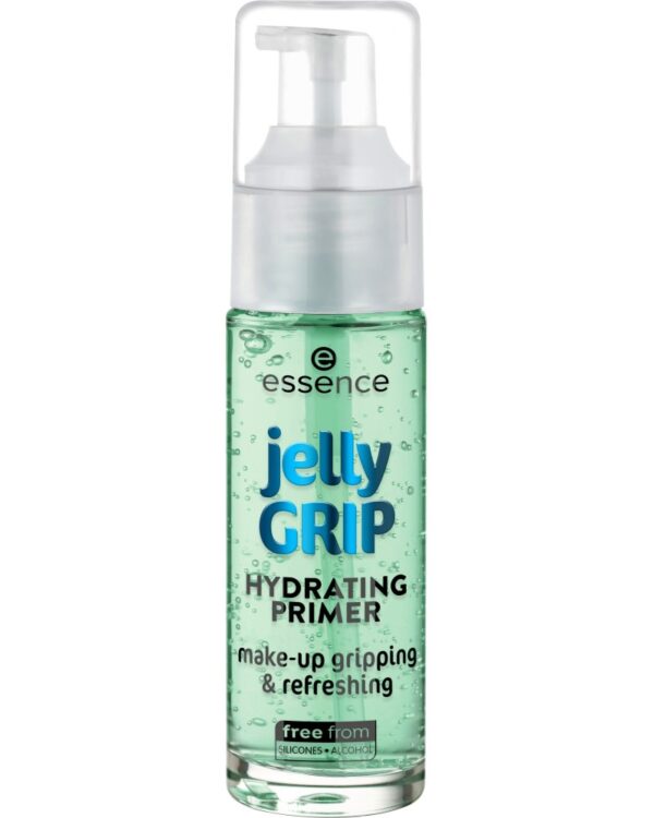 Essence Jelly Grip Hydrating Primer – хидратираща гел основа за дълготраен грим, 29 мл