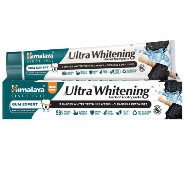 Himalaya Ultra Whitening – билкова паста за зъби с активен въглен
