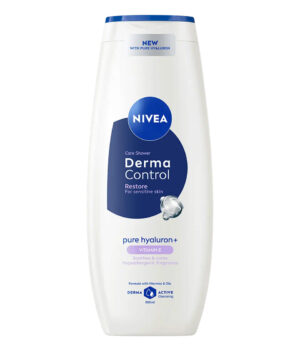 Nivea Derma Control Restore – душ гел с хиалуронова киселина и витамин Е за чувствителна кожа, 500 мл