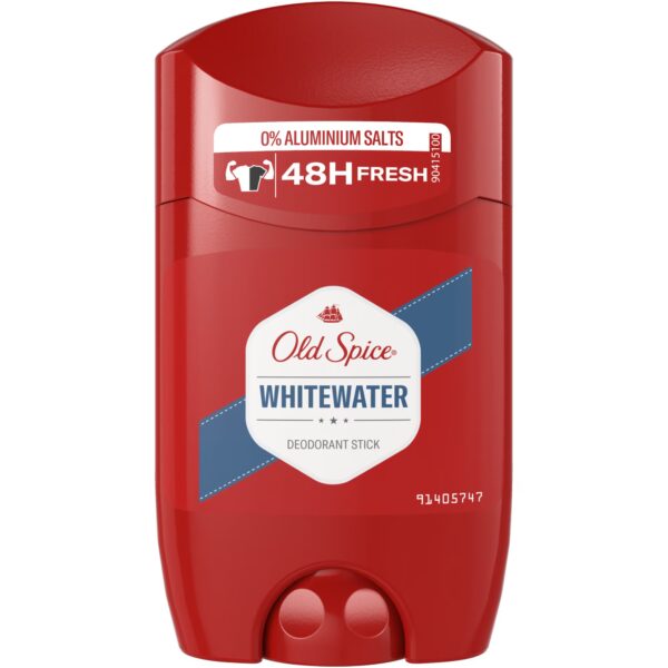 Old Spice Whitewater – мъжки дезодорант стик с ободряваща свежест и бързо съхнене, 50 мл