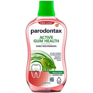 Parodontax Active Gum Health – вода за уста без алкохол за здрави венци и зъби, 500 мл