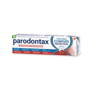 Parodontax Complete Protection – паста за зъби с 8 действия срещу кървене и възпалени венци, 75 мл
