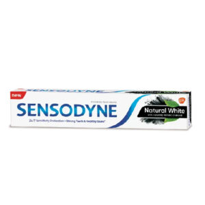 Sensodyne Natural White – избелваща паста за чувствителни зъби с активен въглен, 75 мл
