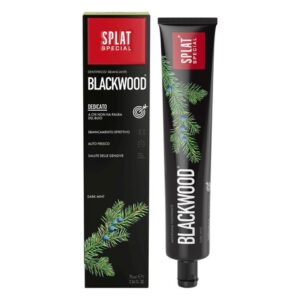 Splat Blackwood – избелваща паста за зъби с активен въглен и екстракт от черно дърво, 75 мл