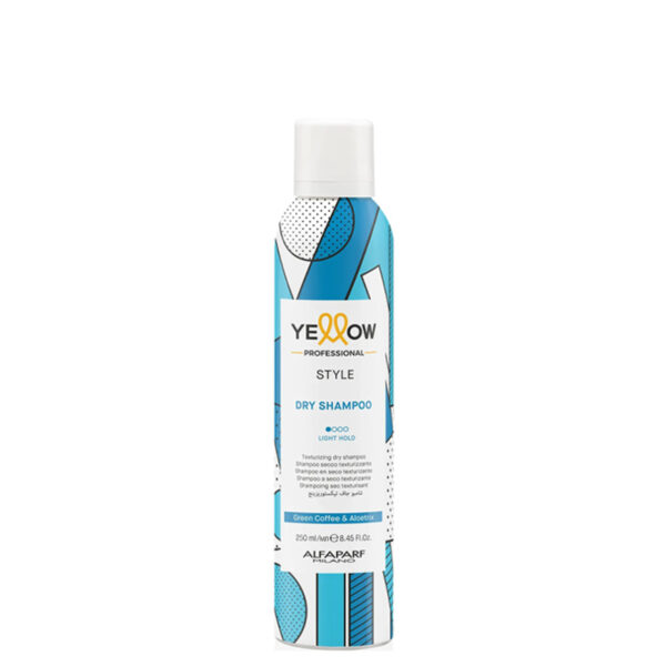 Yellow Style Dry Shampoo – сух шампоан със зелено кафе и алое за свежа и обемна коса, 250 мл