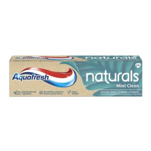 Aquafresh Naturals Mint Clean – паста за зъби с натурални съставки и ментов аромат, 75 мл