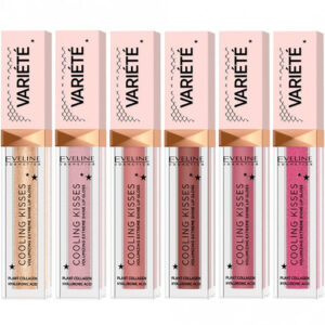 Eveline Cooling Kisses – обемни гланцове за устни с хиалурон и охлаждащ ефект, 6.8 мл