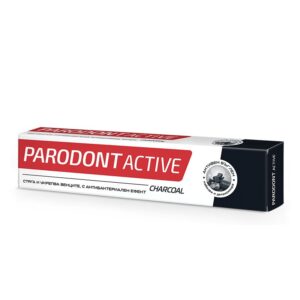Parodont Active Charcoal – паста за зъби с активен въглен за детокс и здрави венци, 75 мл