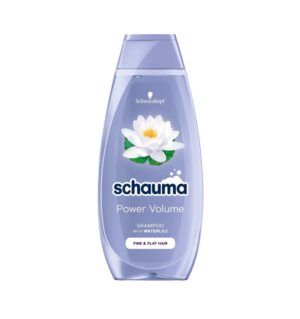 Schauma Power Volume – шампоан за тънка коса с водна лилия за обем, 400 мл