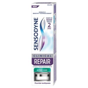 Sensodyne Clinical Repair Active Clean – клинично доказана грижа за чувствителни зъби, 75 мл