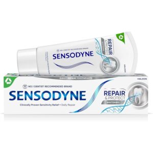 Sensodyne Repair & Protect Whitening – паста за зъби за чувствителност и леко избелване, 75 мл