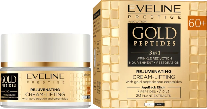 eveline gold peptides Дневен/нощен крем 60+ 50мл.