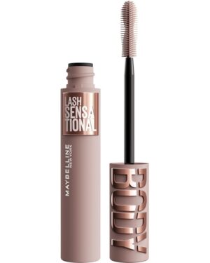 Спирала Maybelline Lash Sensational Body – черна спирала с 360° четка за обем, дължина и разделяне на миглите.