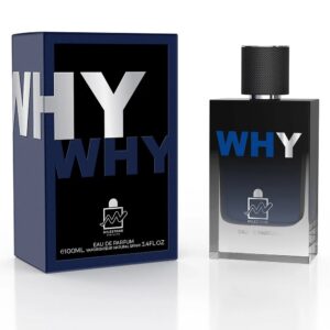 Мъжки парфюм WHY – стилен флакон с модерен и елегантен дизайн, символ на увереност и мъжествен аромат.