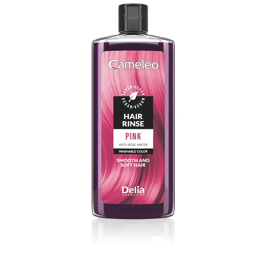 DELIA CAMELEO Матираща обливка розова 200 мл – тонираща обливка за руса и изсветлена коса.