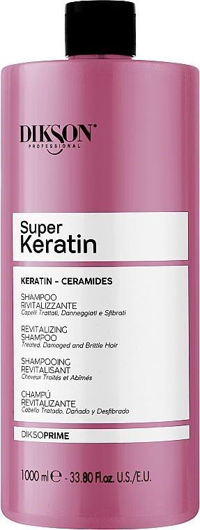 Dikson Super Keratin Shampoo – възстановяващ шампоан с кератин за увредена коса