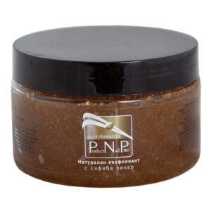 PNP натурален ексфолиант с кафява захар 350 г скраб за тяло с изглаждащ и почистващ ефект