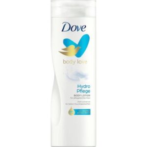 Dove Hydro Nourishment лосион за тяло 400 мл – хидратиращ лосион за нормална до суха кожа с лека формула и дълготрайно овлажняване.