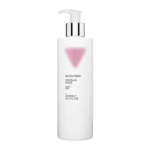 SEVENTEEN VANILLA ROSE BODY SILK ПАРФЮМЕН ЛОСИОН  С БЛЯСЪК 300МЛ.