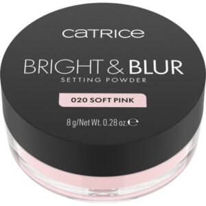 CATRICE BRIGHT&BLUR ФИКСИРАЩА ПУДРА 020 SOFT PINK