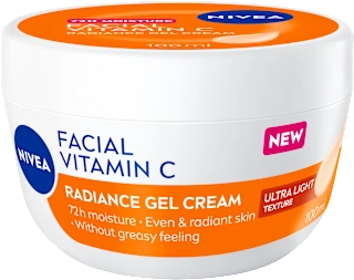 NIVEA FACIAL ОЗАРЯВАЩ ДНЕВЕН ГЕЛ КРЕМ С ВИТАМИН Ц 100МЛ.